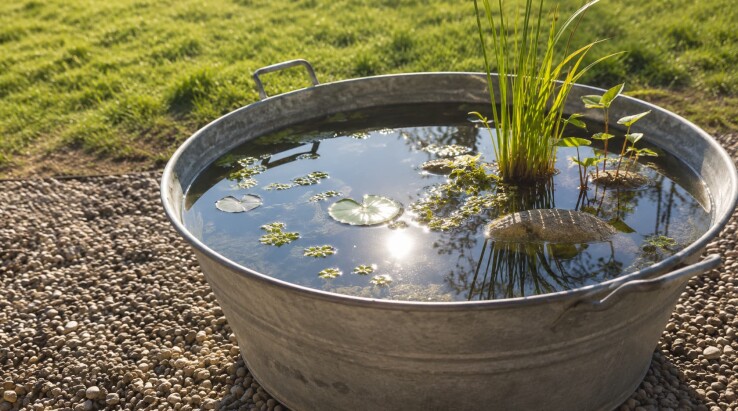 Construire soi-même un mini-étang – pour la terrasse, le balcon et le petit jardin