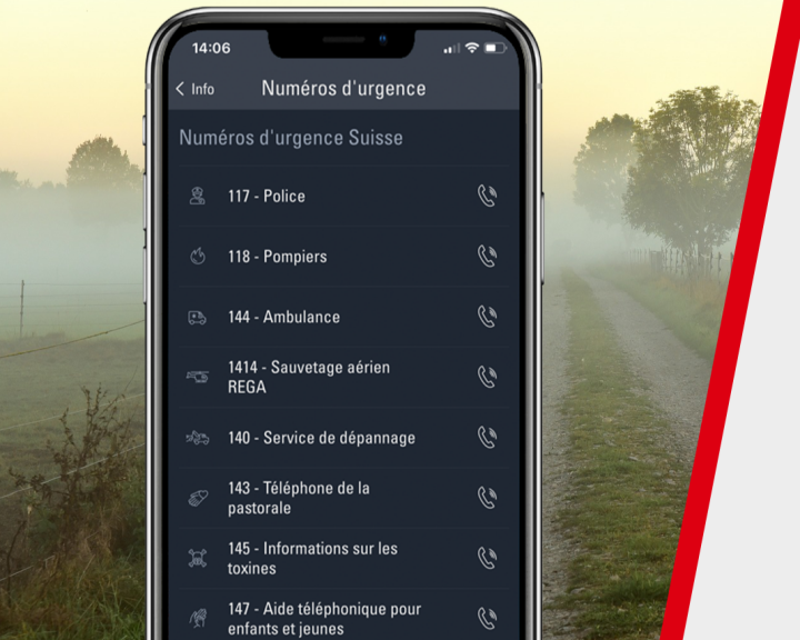 L'application d'Alarme-Météo numéros d'urgence