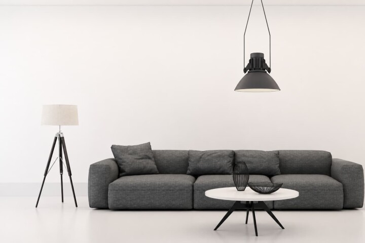 Puristisches Wohnzimmer