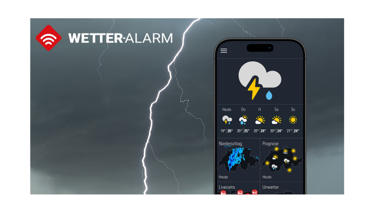 Rechtzeitig gewarnt vor Unwetter: Wetter-Alarm App
