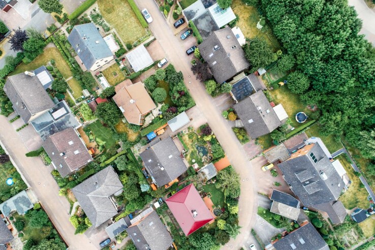 Les maisons individuelles construites à proximité les unes des autres augmentent le coefficient d'occupation du sol