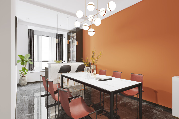 L'orange apporte chaleur et convivialité